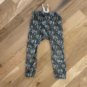 Mabo viral Floral Drawstring Joggers - Olive Green